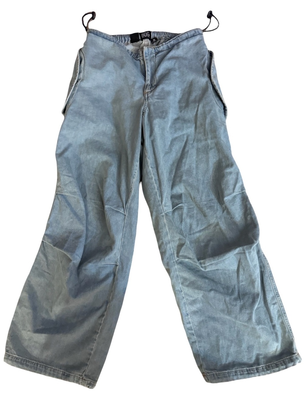 Urban Outfitters BDG Light Denim Baggy Tech Cargo Pants XS